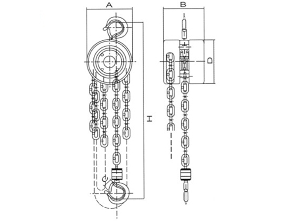 HSZ手拉葫蘆設計圖 HSZ手拉葫蘆設計圖